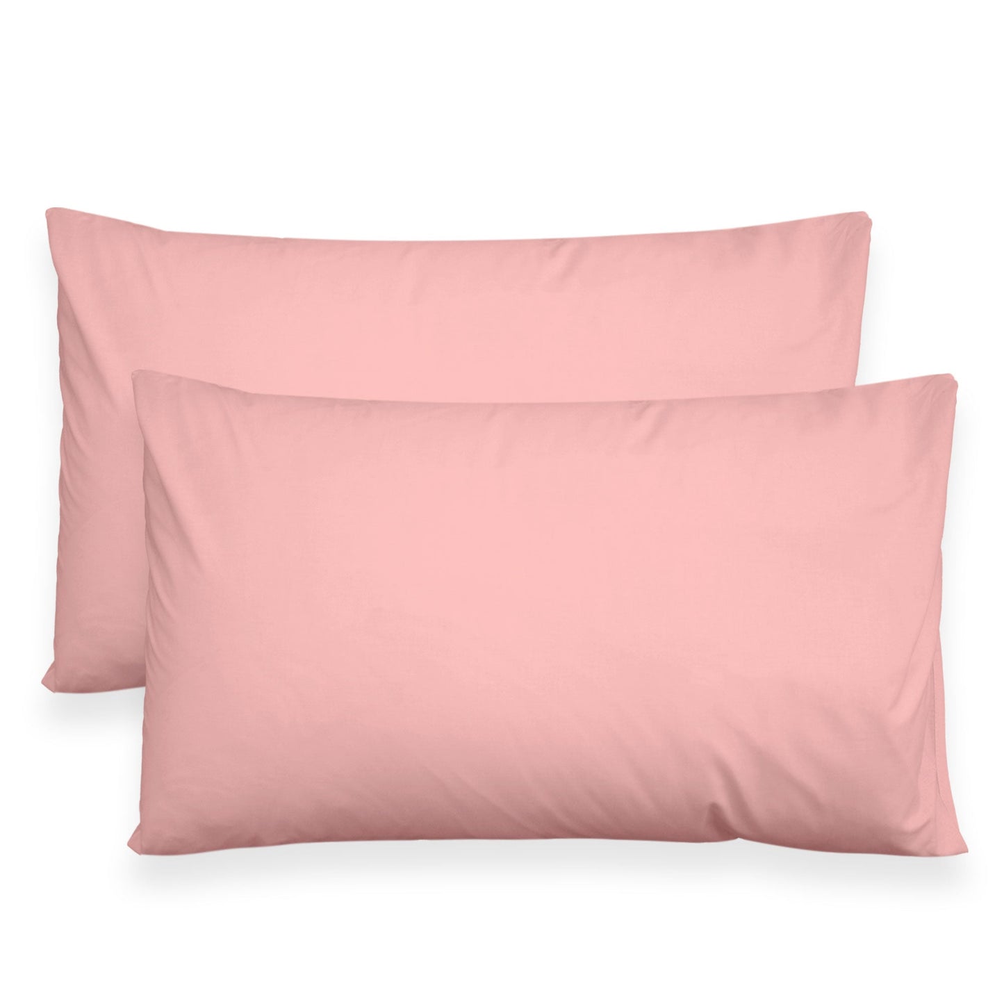 Coppia federe cuscini letto in cotone Copricuscini guanciale in tinta unita 7127