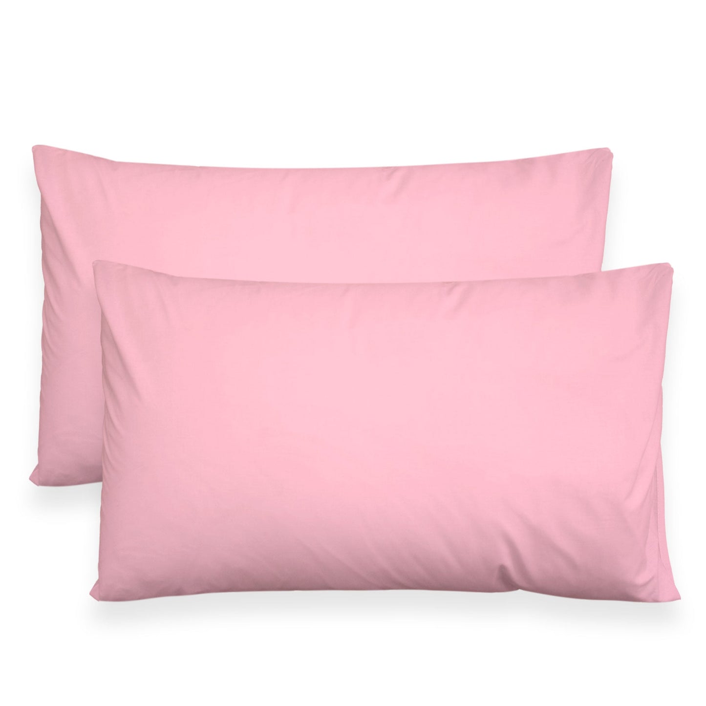 Coppia federe cuscini letto in cotone Copricuscini guanciale in tinta unita 7127