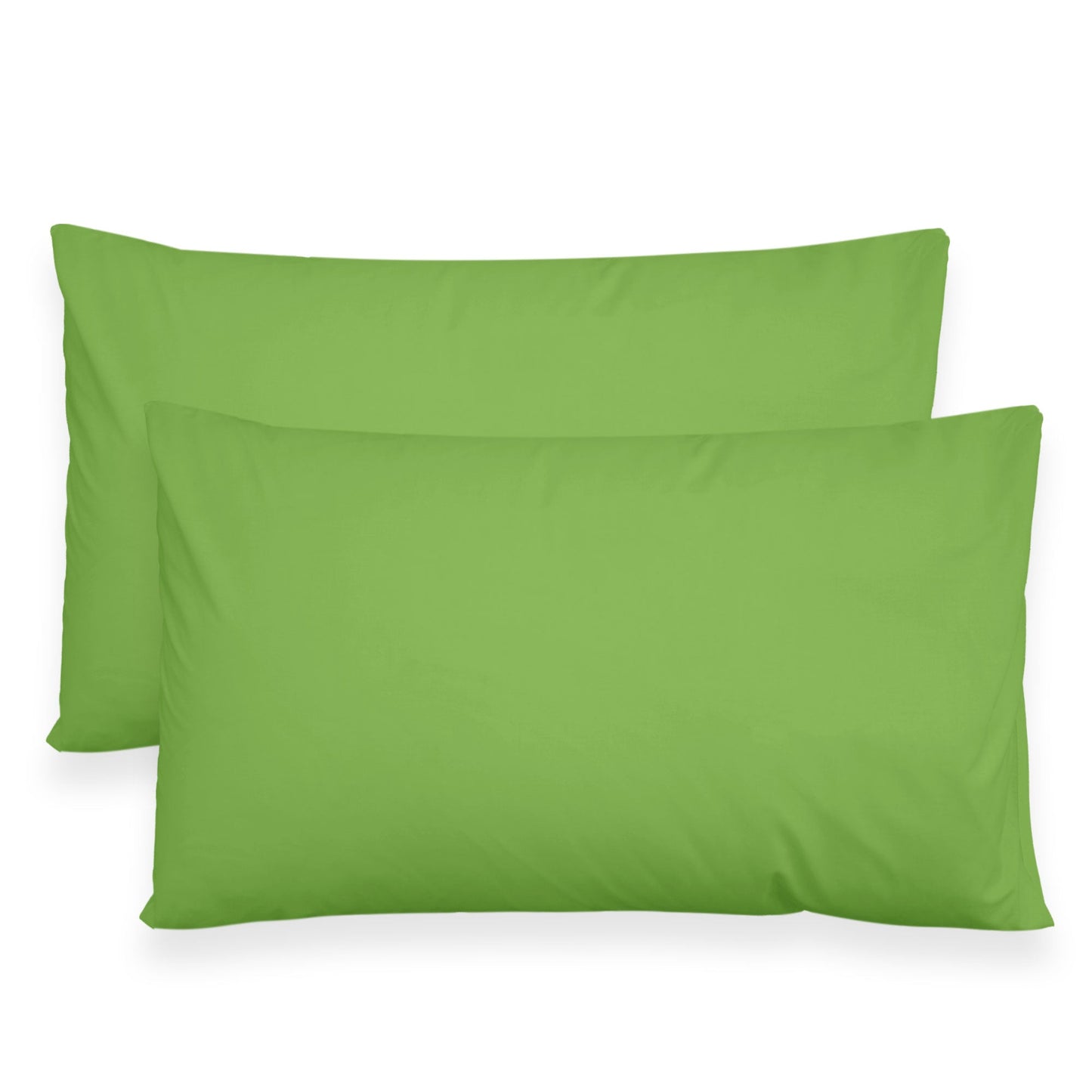 Coppia federe cuscini letto in cotone Copricuscini guanciale in tinta unita 7127