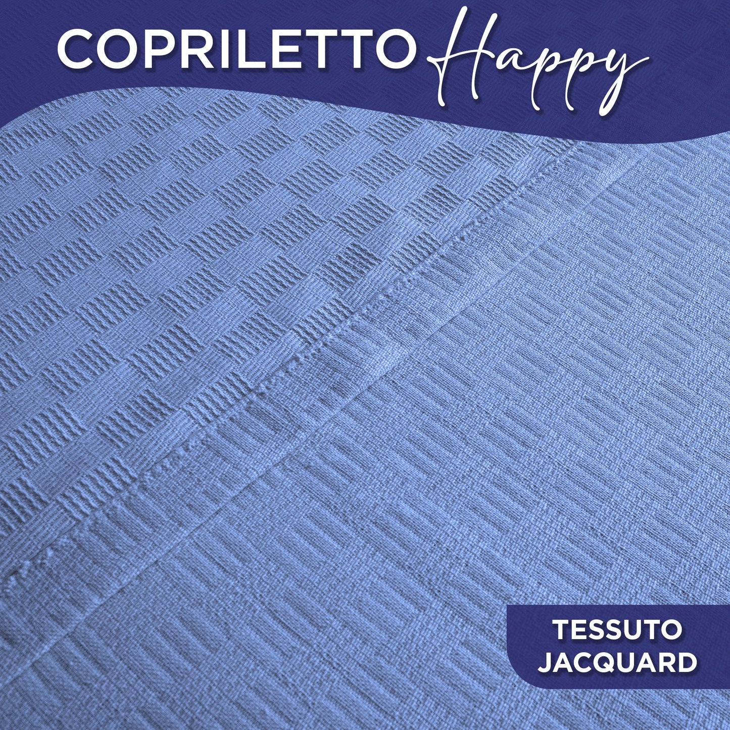 Copriletto in cotone piquet leggero primaverile estivo varie misure 7129