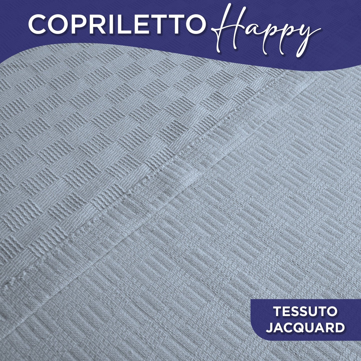 Copriletto in cotone piquet leggero primaverile estivo varie misure 7129