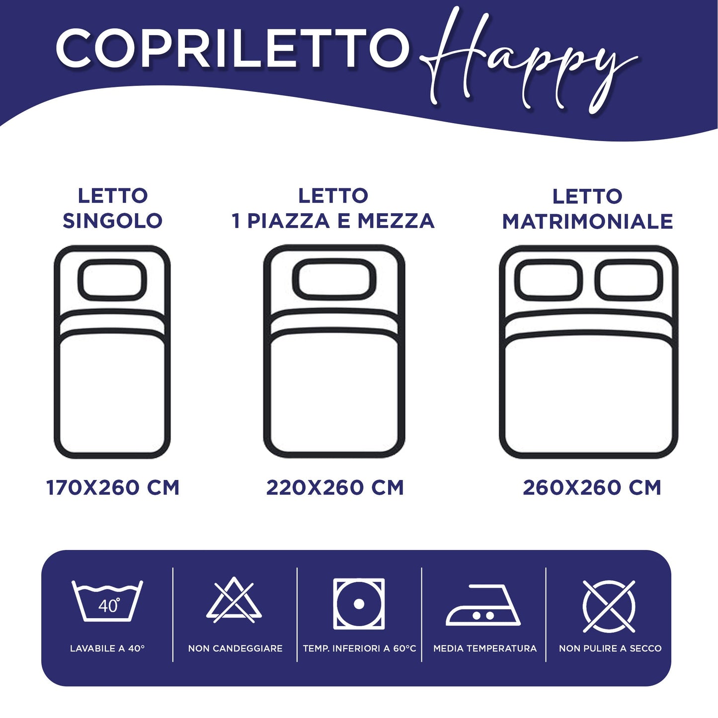 Copriletto in cotone piquet leggero primaverile estivo varie misure 7129