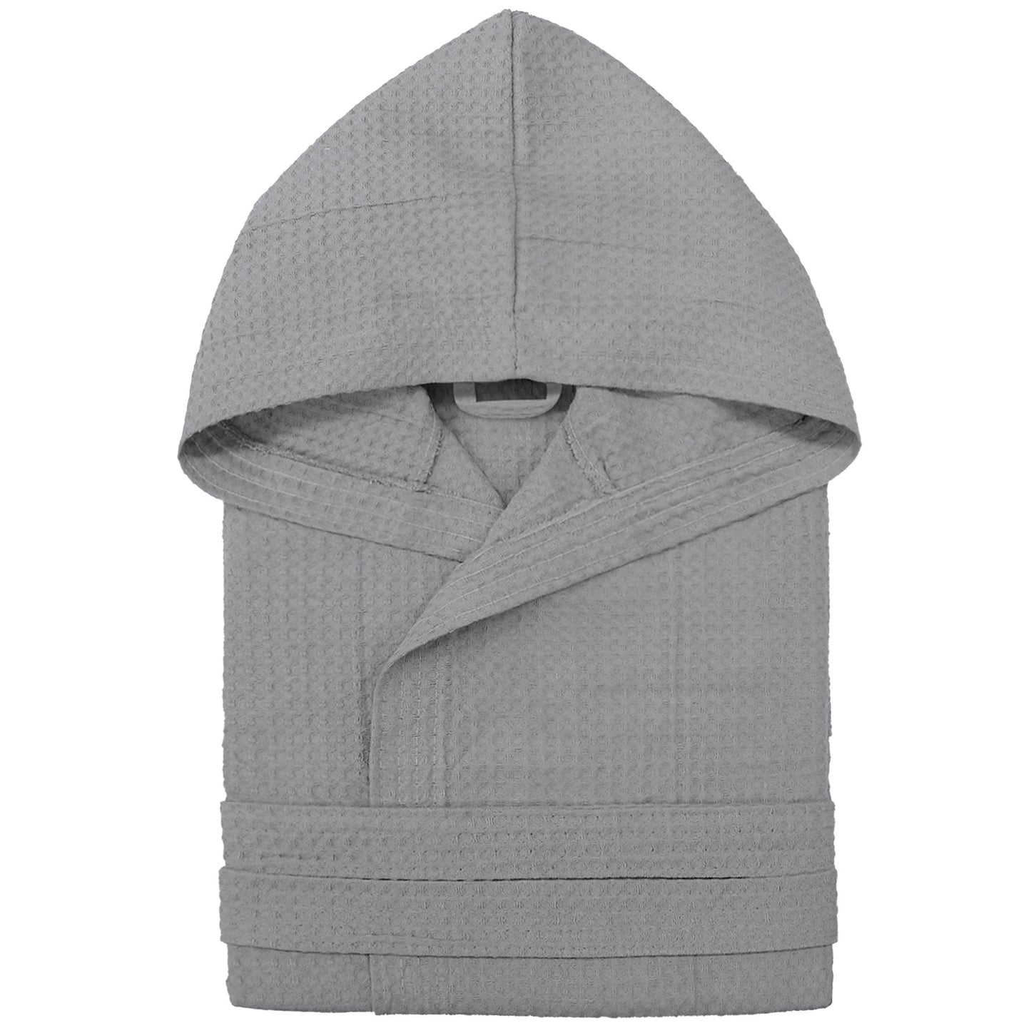 Accappatoio Nido d’Ape Unisex Uomo Donna leggero con Cappuccio e tasche 7130