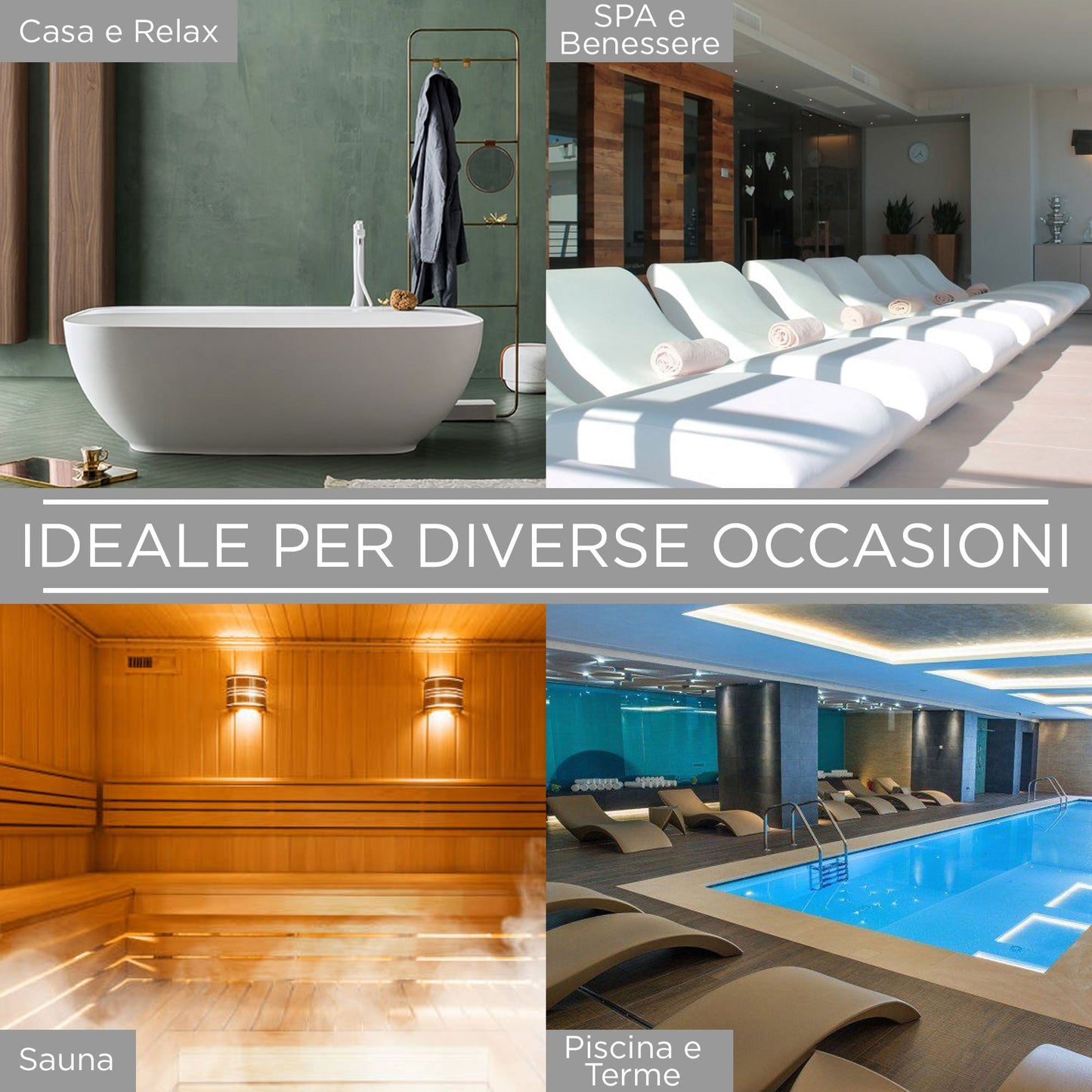 Accappatoio Nido d’Ape Unisex Uomo Donna leggero con Cappuccio e tasche 7130