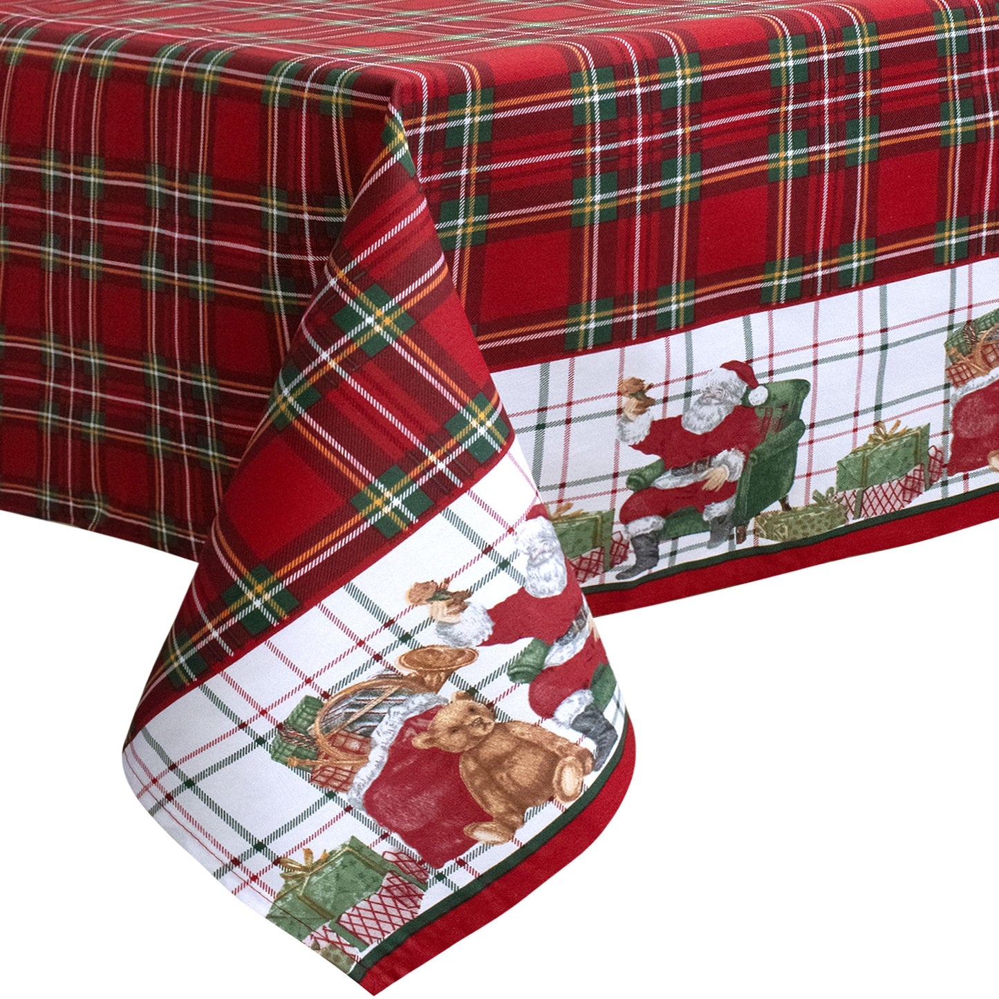 Tovaglia Natalizia in Rasatello Made in Italy Decoro Natale varie misure 7132