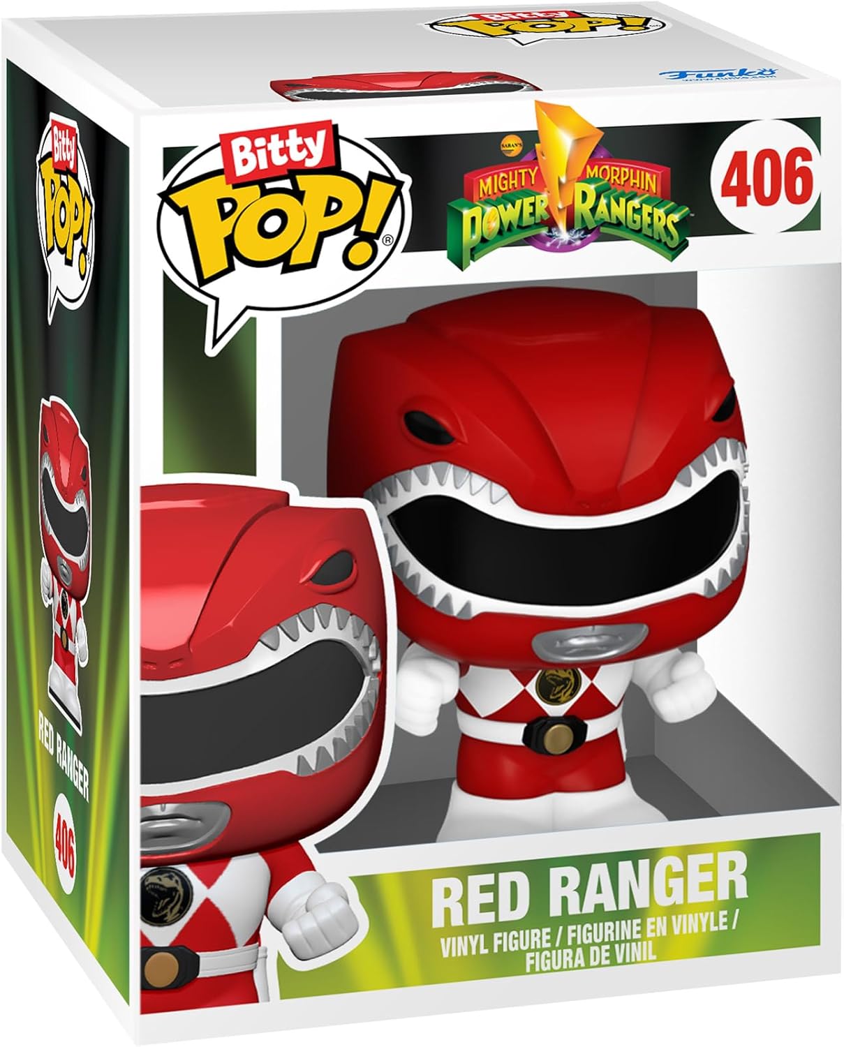 Funko Bitty Pop ! Bitty Bot - Power Rangers Mighty Morphin - Megazord With Red Ranger