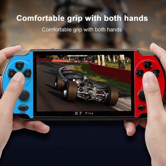 X7 Plus 5.1 Inch 8GB Handheld Game Console Retro 4K TV-out MP5 HD Video Game Console