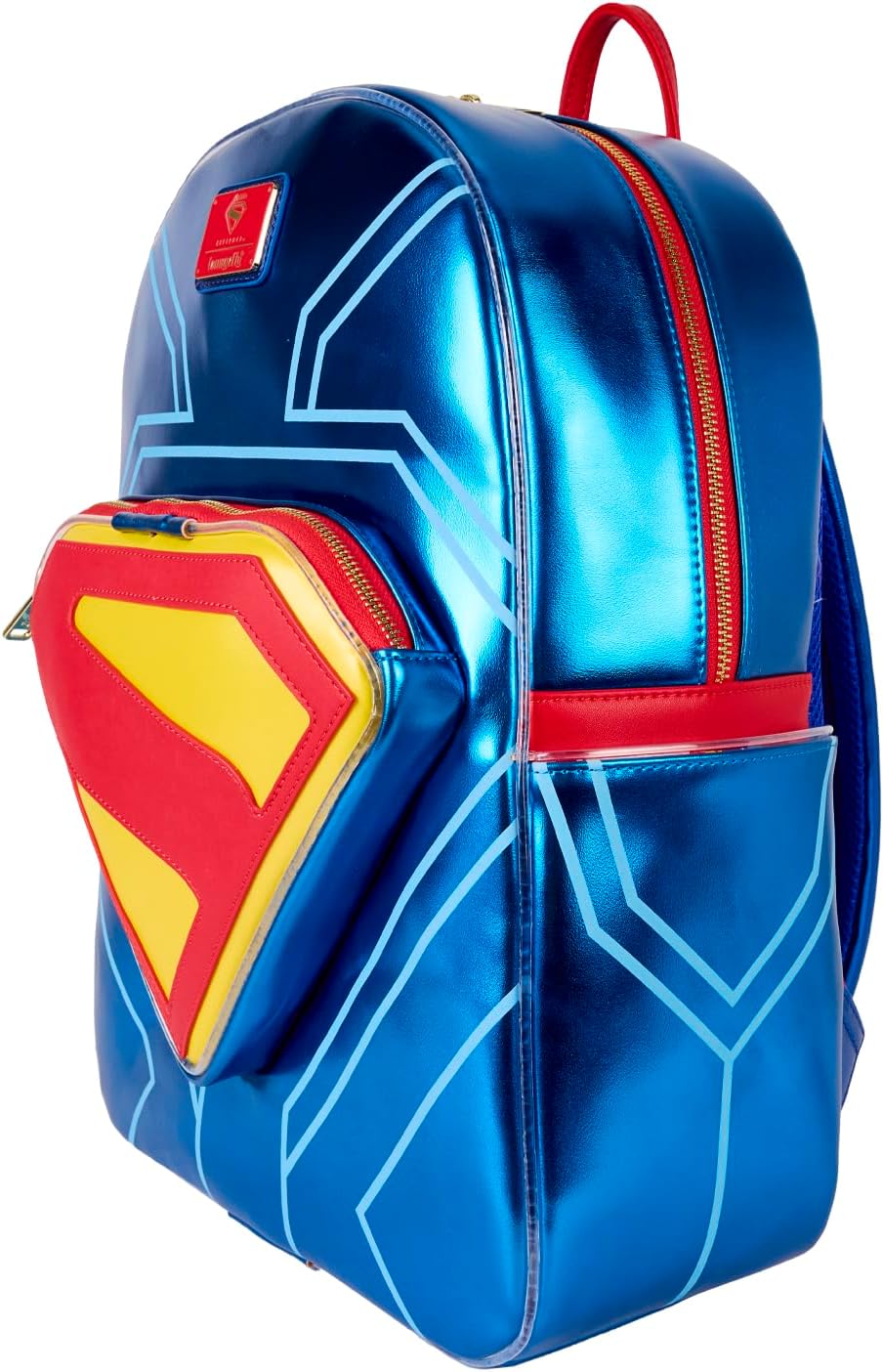 Funko Loungefly Warner Bros - Zainetto DC Superman Glow Full-Size Backpack