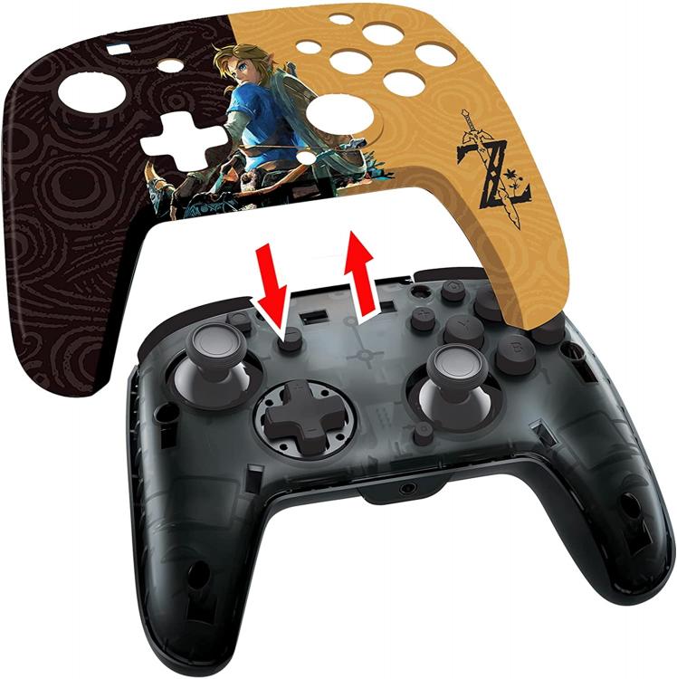 Pdp Nintendo Switch Controller Faceoff Deluxe + Audio Joystick Cablato Pad Zelda