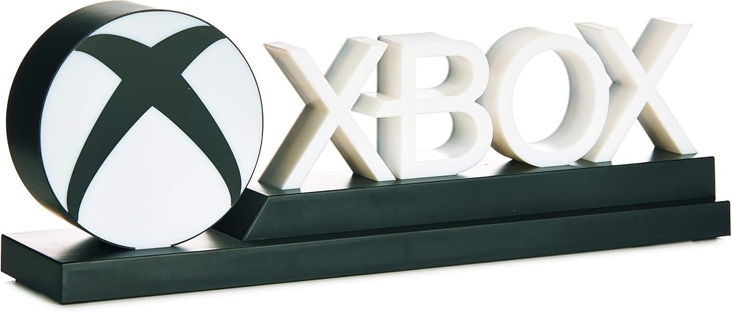 Paladone Lampada XBOX Logo + Scritta Light Plastica Multicolore Led Scrivania