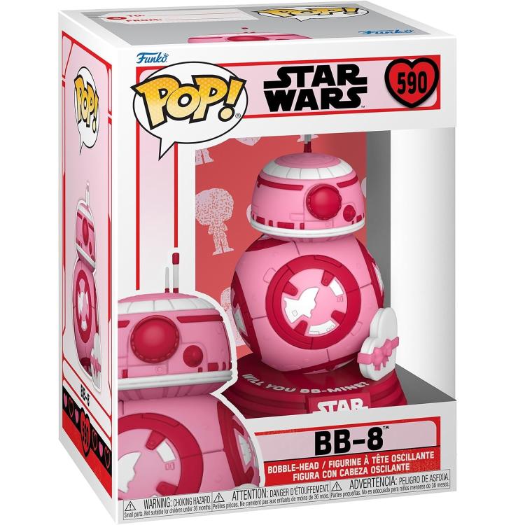 Funko Pop! Star Wars (590) Bb-8 - S. Valentines Vinyl Figure 9Cm Statuetta