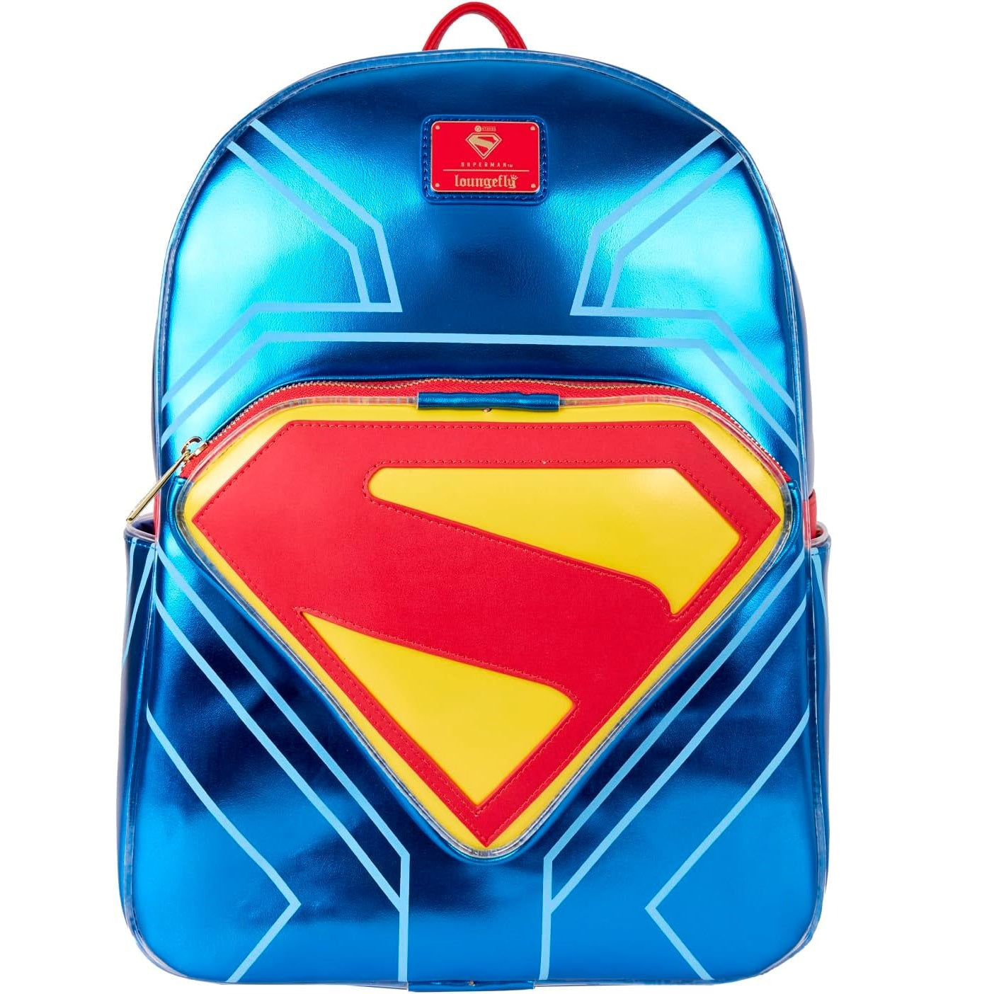 Funko Loungefly Warner Bros - Zainetto DC Superman Glow Full-Size Backpack