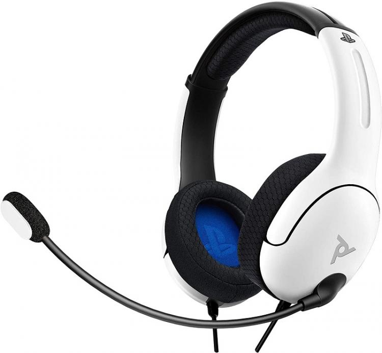 CUFFIE PDP STEREO UFFICIALE CONTROLLER PLAYSTATION LVL40 PER PS4 /PS5 BIANCO