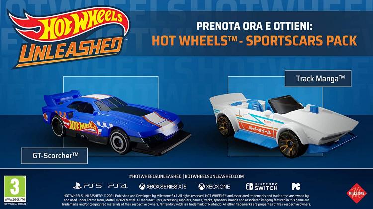 Hot Wheels Unleashed Day One Edition PS4 Italian Game Racer Playstation 4