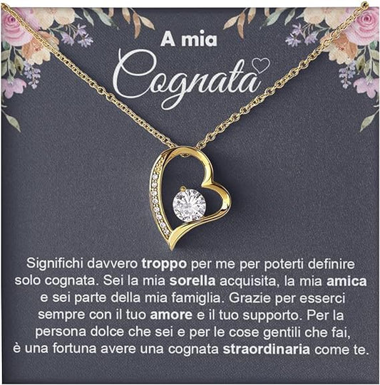 Collana A Mia Cognata - Oro