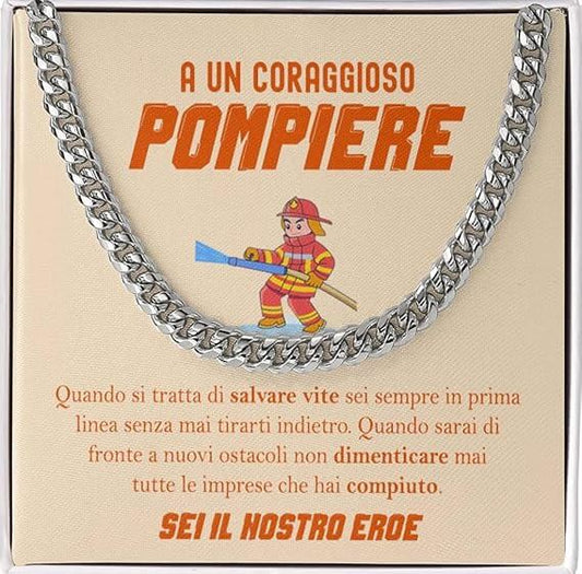 Collana da Uomo Argento - Pompiere