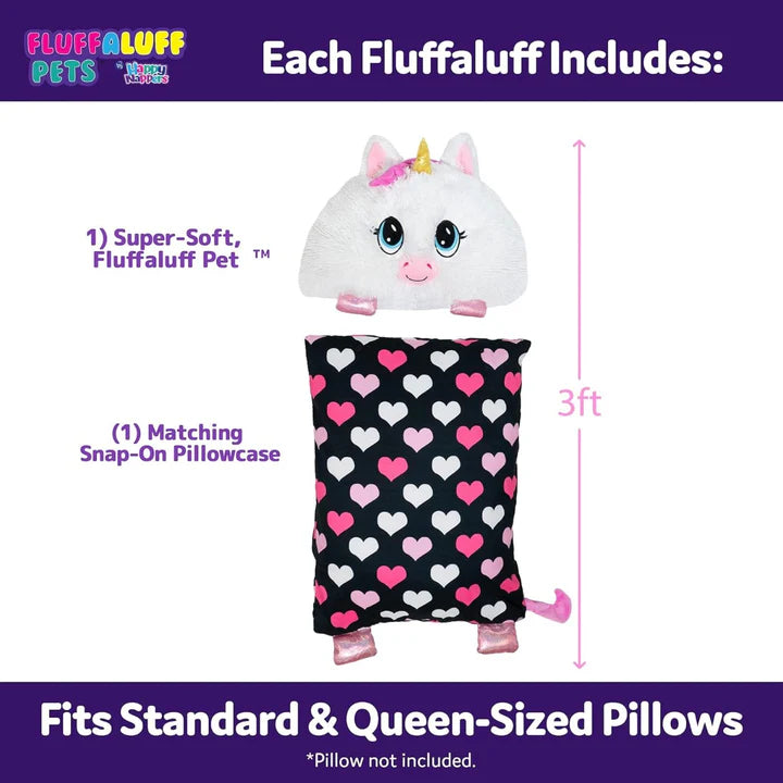 Fluffaluff Pets il Peluche Cuscino 2 in 1 che Ogni Bambino Amerà Giocattolo