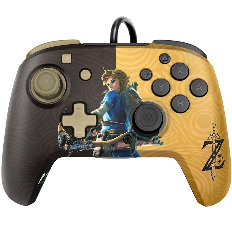 Pdp Nintendo Switch Controller Faceoff Deluxe + Audio Joystick Cablato Pad Zelda