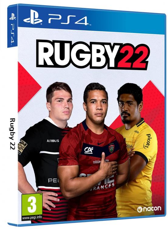 Rugby 22 Ps4 Official Video Game Rugby 2022 PlayStation 4 New Sealed Eu