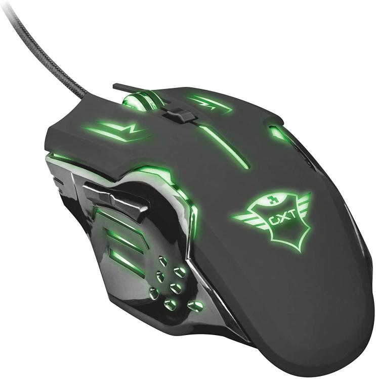 Trust Gaming Mouse Gxt 108 Rava Illuminated Rgb Gaming Pc Laptop Ps4 Ps5 Xbox One