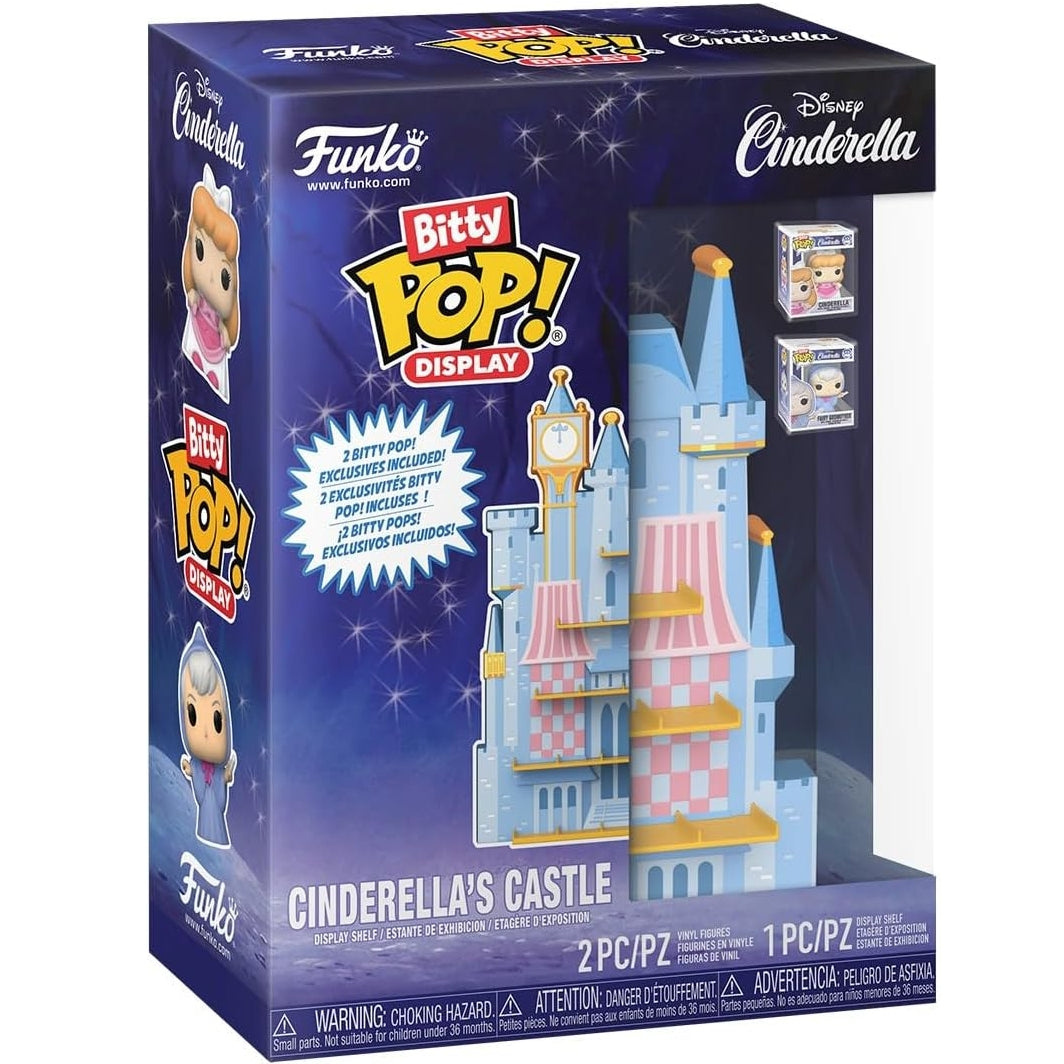 Funko ! Bitty Pop Display ! Bitty Box - Disney Cenerentola Castle Cinderella