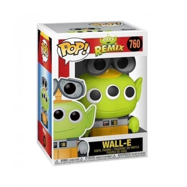 Funko Pop! Pixar Disney Remix (760) Alien As Wall-E Figure 9Cm Statua Collezione