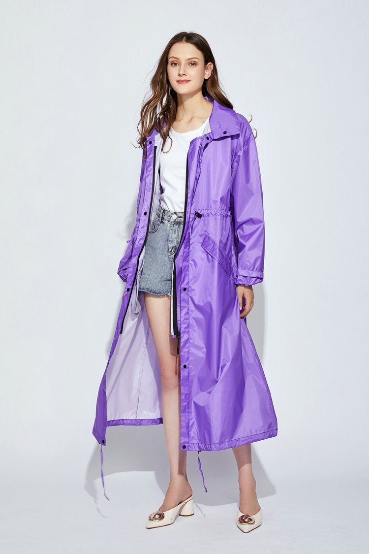 Rainproof Single Long Raincoat Coat And Trench Coat Poncho