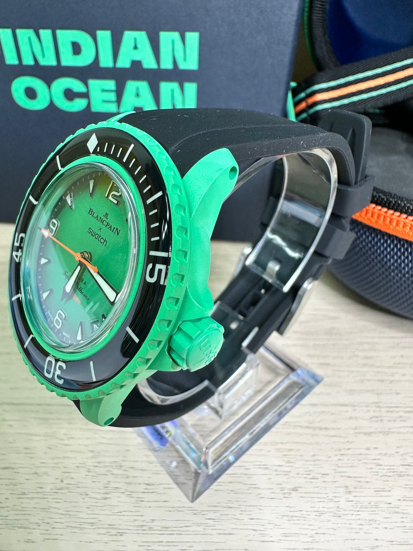 Cinturini BLANC in silicone da 22mm (Es. BlancpainxSwatch)