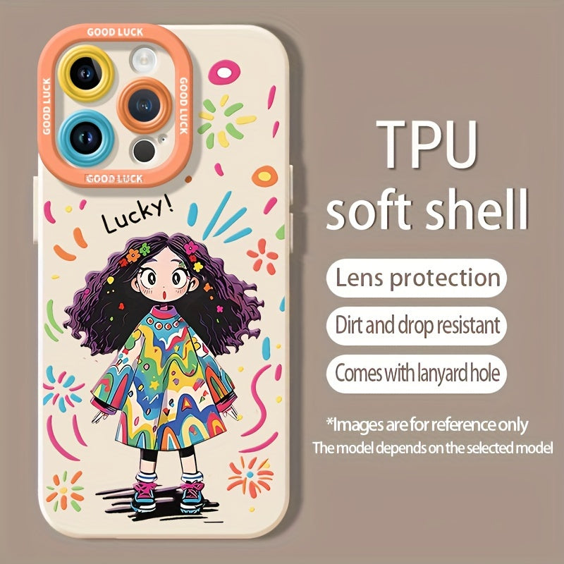 Suitable for iPhone 16 Pro Max/15/14 PLUS/13/12/11 phone case, shock-absorbing, anti-slip, lightweight, protective high-quality Air Cushion TPU lens all-inclusive protective case soft shell
