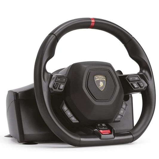 Platum Automobili Lamborghini Steering Wheel + Pedals PC PS4 PS5 270° Steering Pad
