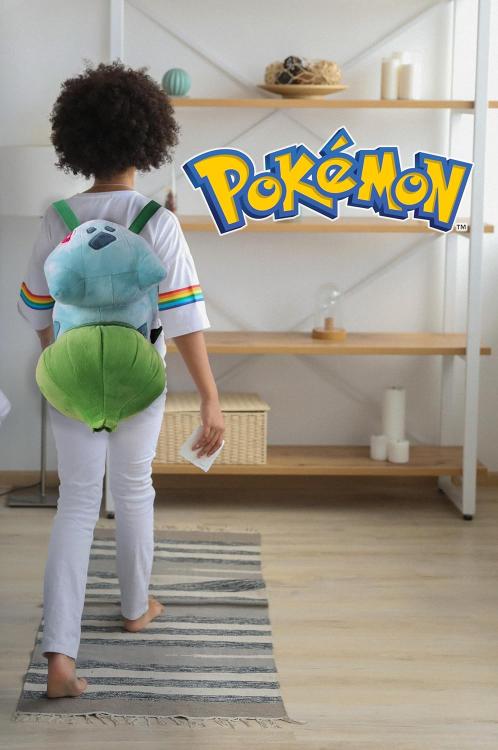Cypbrands Peluche Zaino Pokemon Bulbasaur 35 Cm Pupazzo Giocattolo Toys Puppet