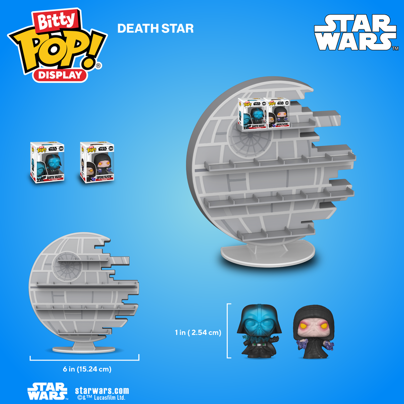 Funko ! Bitty Pop Display ! Bitty Box - Star Wars Death Star 25Cm