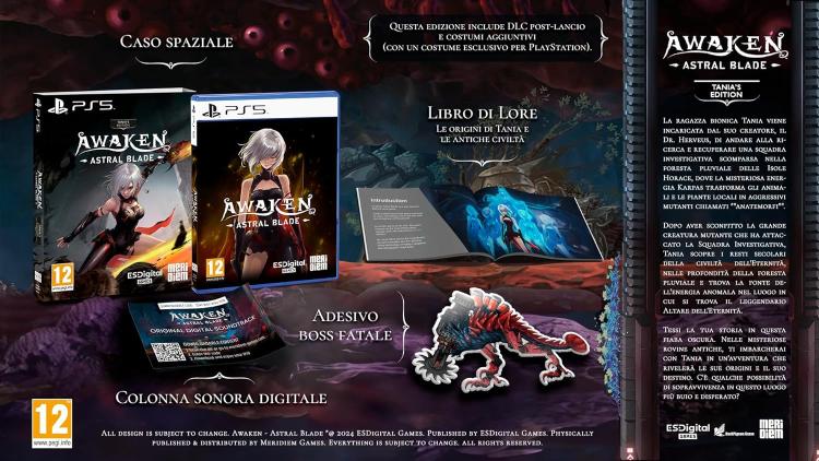 AWAKEN - ASTRAL BLADE - TANIA'S EDITION PS5 GIOCO ITALIANO PLAYSTATION 5 NUOVO