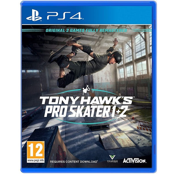 Tony Hawk's Pro Skater 1+2 PS4 Game Italian Skate Playstation 4 Hawks New