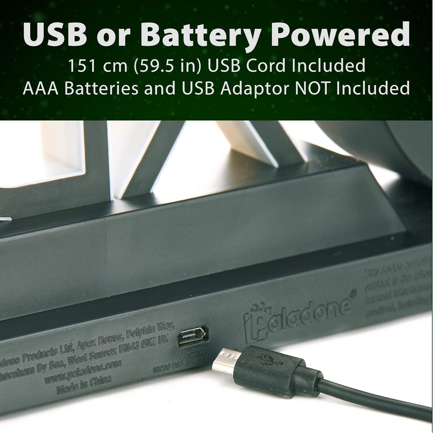 Paladone Lampada XBOX Logo + Scritta Light Plastica Multicolore Led Scrivania