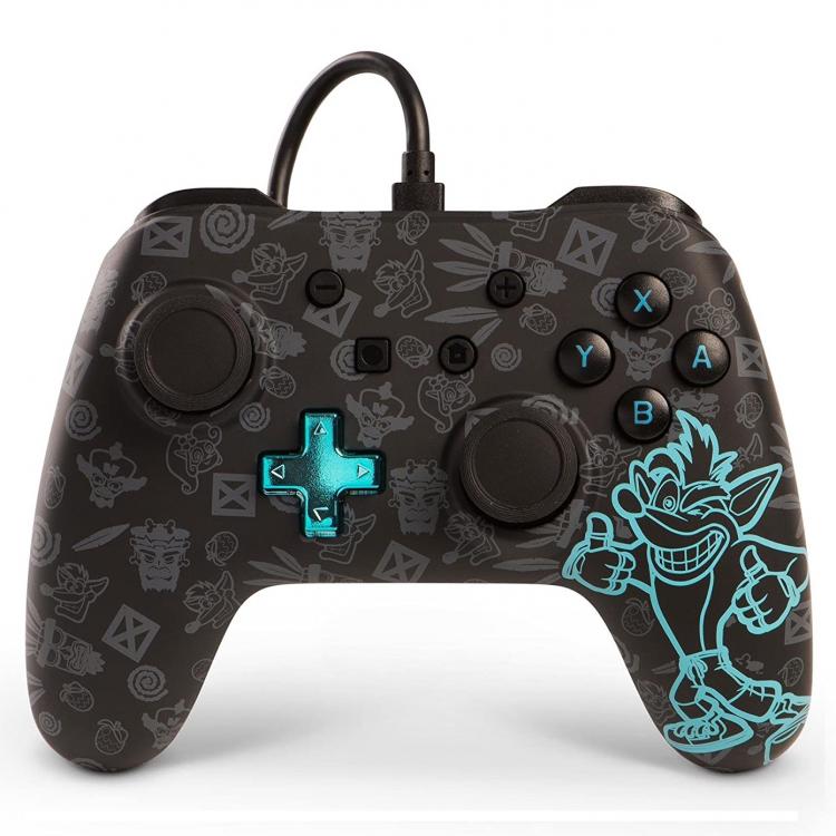 Powera Wired Controller Nintendo Switch Crash Bandicoot Edition Joystick Cablato