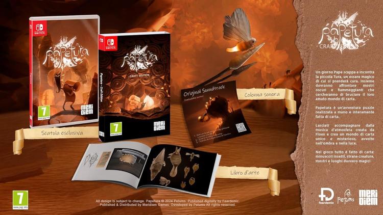 Papetura Craft Edition Nintendo Switch Gioco Ita Ue Edizione Fisica Nuovo