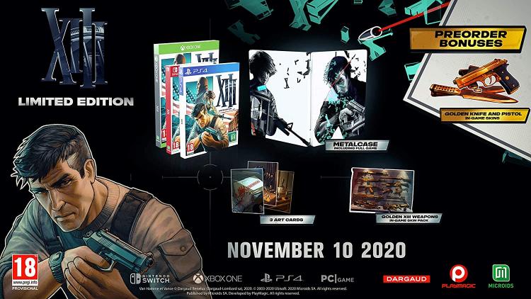 XIII Remastered Limited Edition PS4 Italian New Video Game PlayStation 4