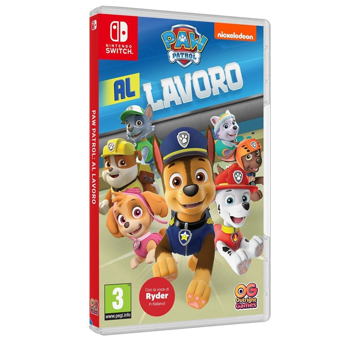 Paw Patrol On A Roll! Al Lavoro Nintendo Switch Eu Ita Gioco Nuovo CIAB