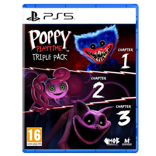 Poppy Playtime Triple Pack PS5 PlayStation 5 Game New Sealed 3 Games Italian