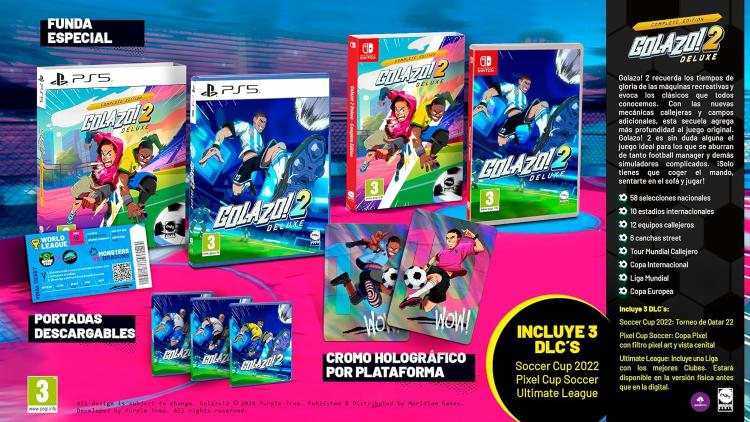 Golazo! 2 Deluxe Edition PS5 PlayStation 5 Game Italian Football Soccer Golazo