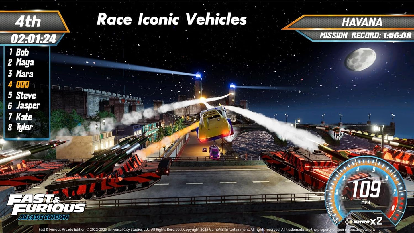 Fast & Furious Arcade Nintendo Switch Gioco Corse Italiano Nuovo Sigillato
