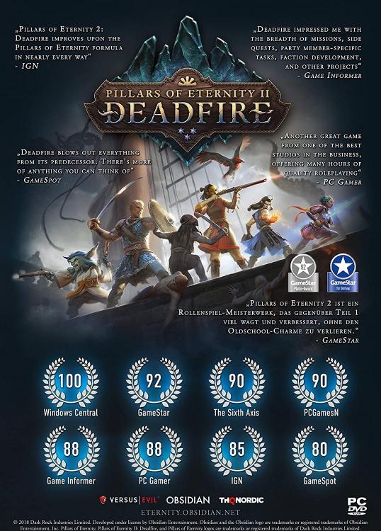 Pillars Of Eternity II: Deadfire - Ultimate Edition PS4 Italian Game New