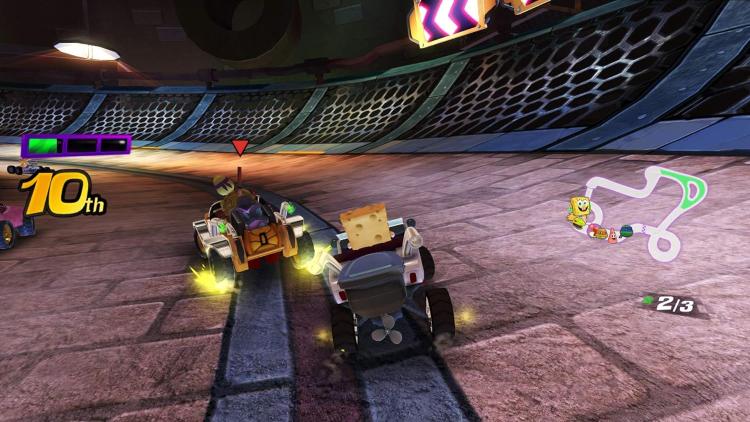 Nickelodeon Kart Racers (Spongebob Tmnt) Nintendo Switch Gioco Ita + Volante