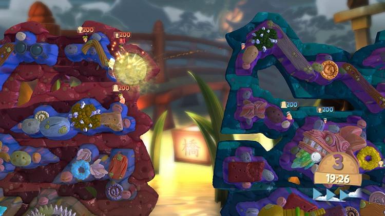 Worms Battlegrounds PS4 PlayStation 4 Game Italian Video Game Lemmings Ninja