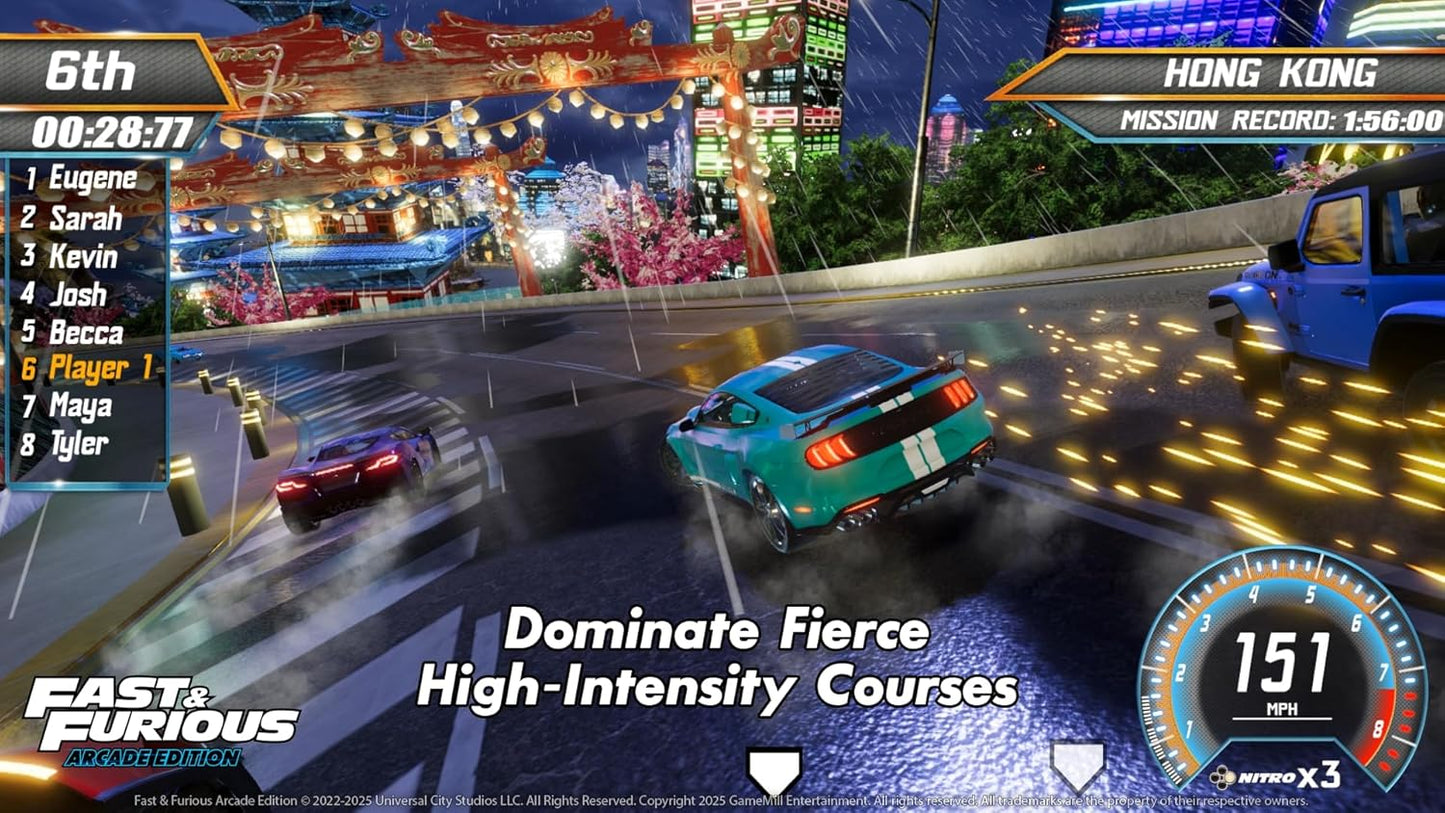 Fast & Furious Arcade Nintendo Switch Gioco Corse Italiano Nuovo Sigillato