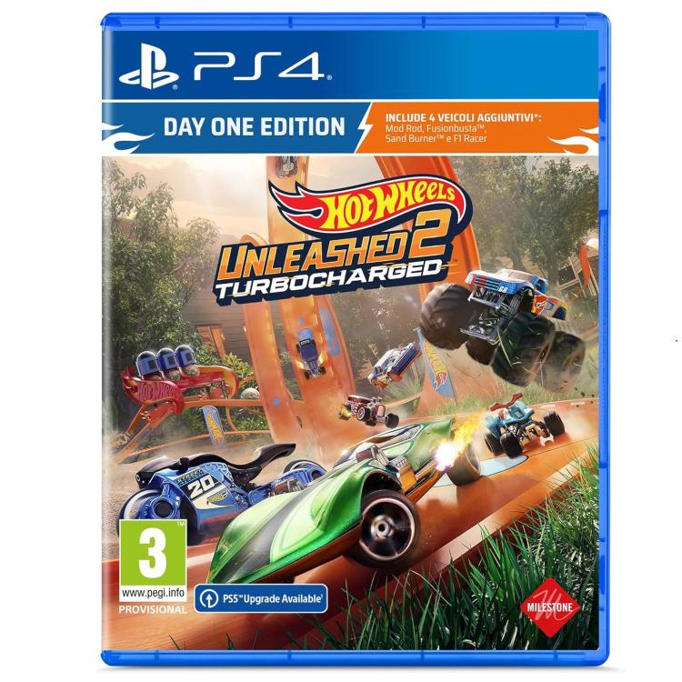 Hot Wheels Unleashed 2 Day One Edition PS4 Italian Racer PlayStation 4