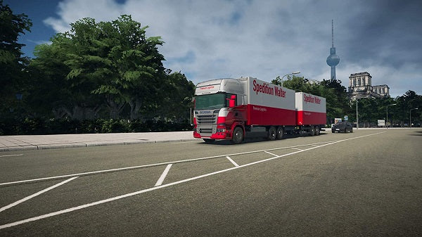 On The Road Truck Simulator PS4 Video Game PlayStation 4 Truck Simulator Italian