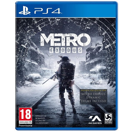 Metro Exodus PS4 Day One Edition Italian Video Game Playstation 4 New Game
