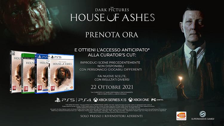 The Dark Pictures Anthology: House Of Ashes PS4 Video Game PlayStation 4 Italian